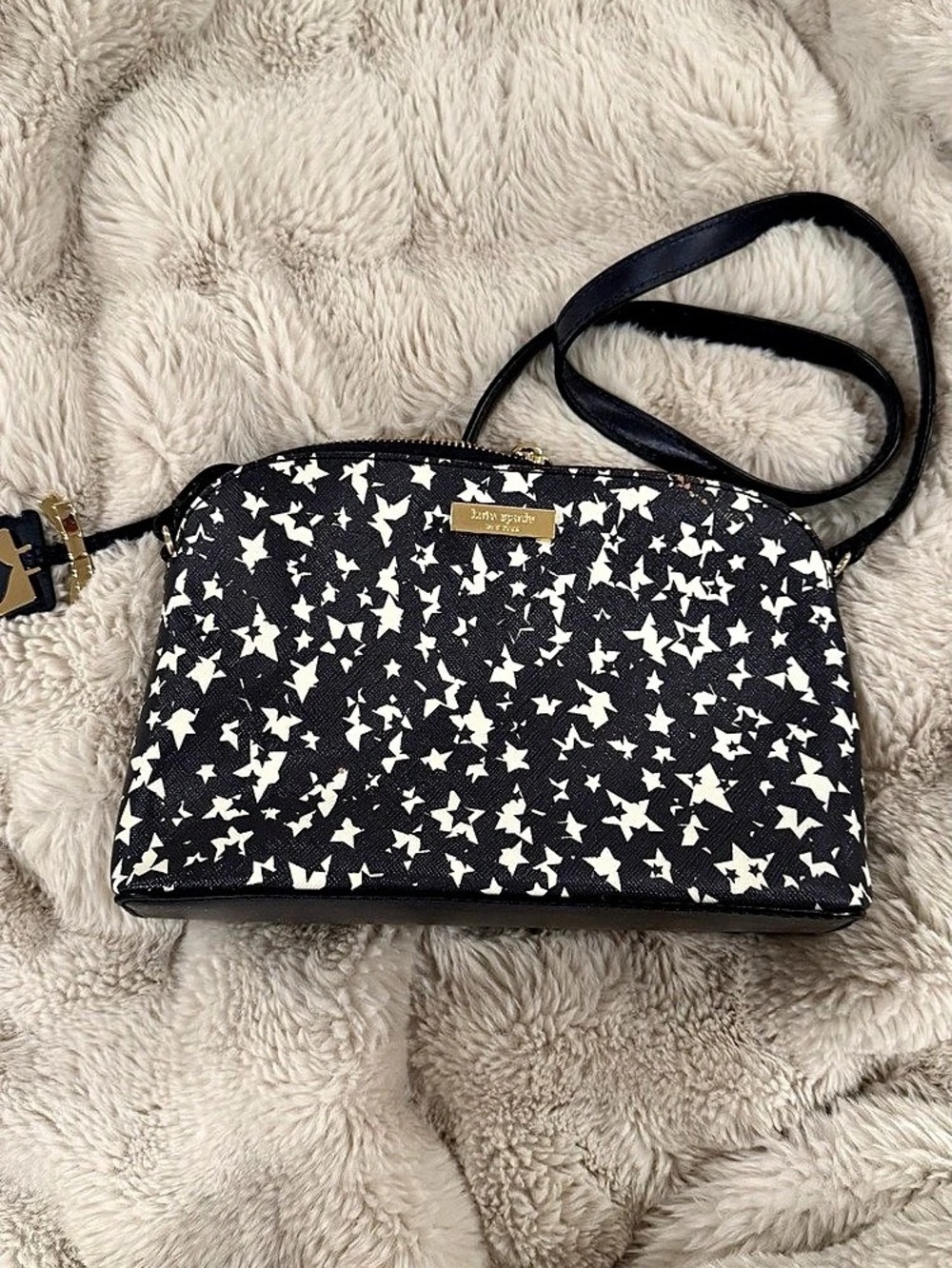 VINTAGE NEVER WORN kate spade new york Kate Spade Spencer Dome Crossbody - Black